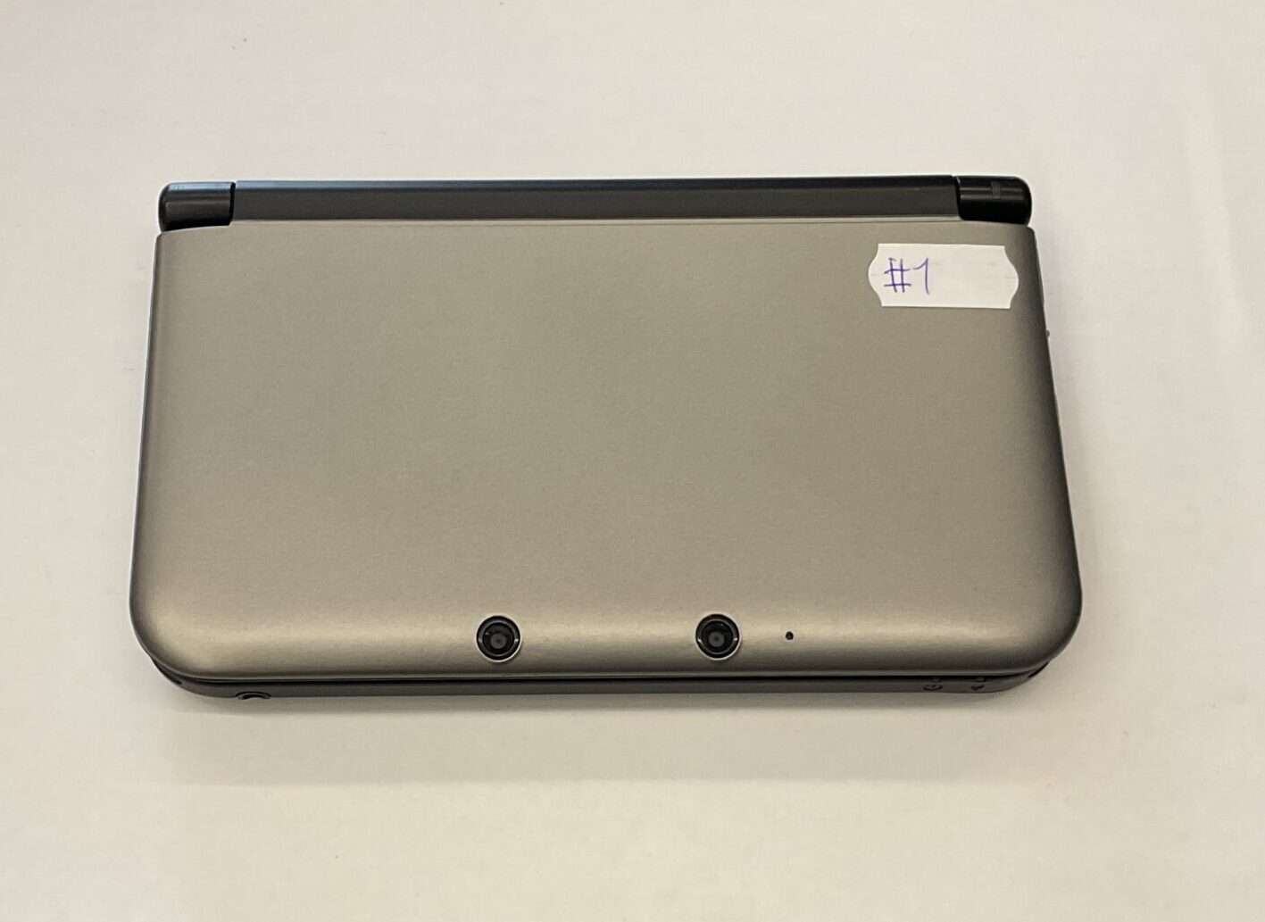 3DS XL: Metallic Grey inkl. oplader #1 - Billede 2