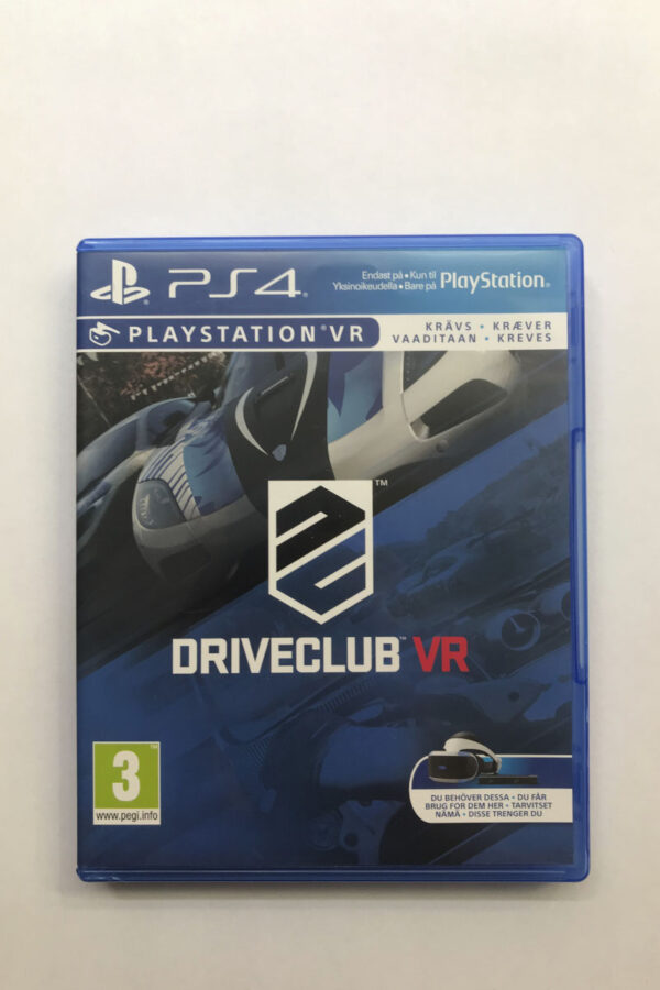 Driveclub VR(PSVR)(PS4 brugt)