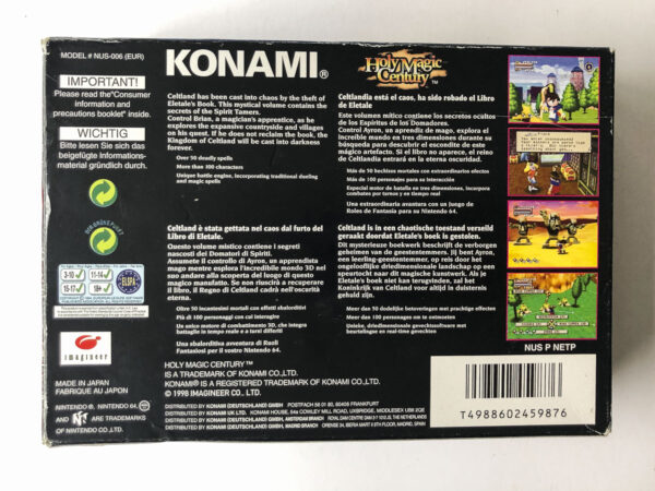Holy Magic Century(Nintendo 64: Spil i original emballage) #31 - Image 7