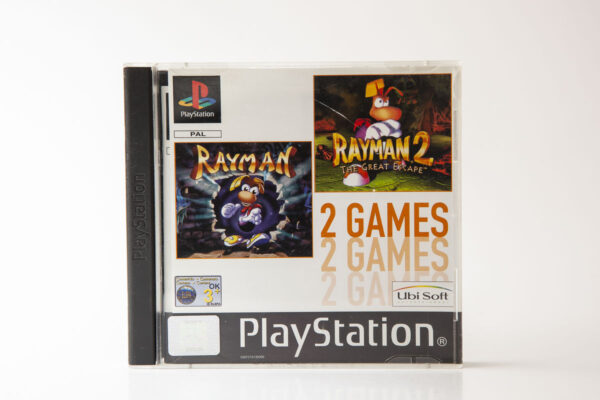 2 Games: Rayman + Rayman 2: The Great Escape(PS1)