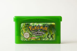 Pokémon: Leaf Green Version(grim label)(GB Advance)