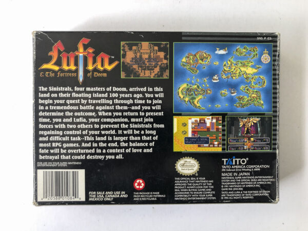 Lufia and the Fortress of Doom (SNES US) (Spil i original emballage) - Image 8
