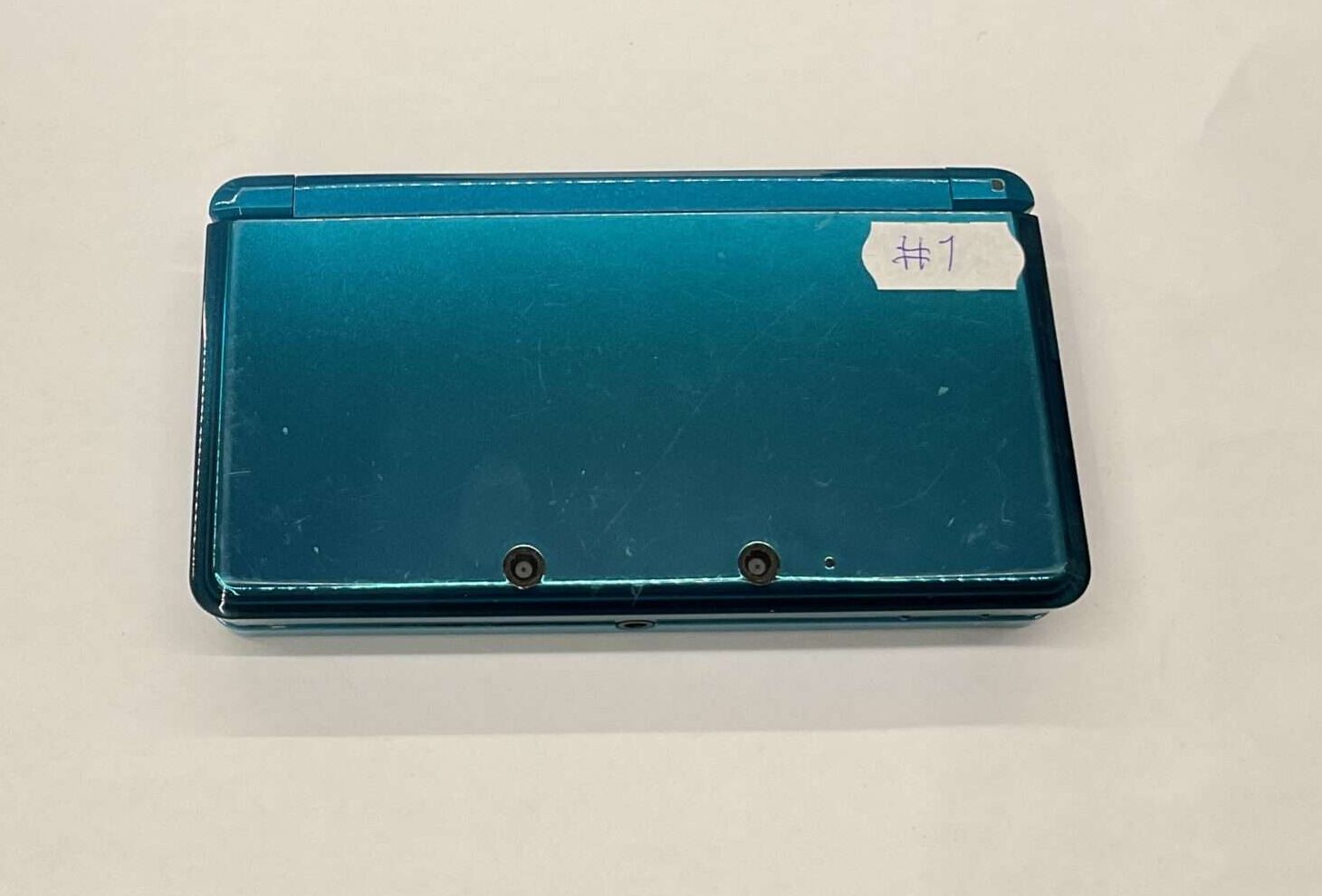 3DS Aqua Blue inkl oplader #1 - Billede 2