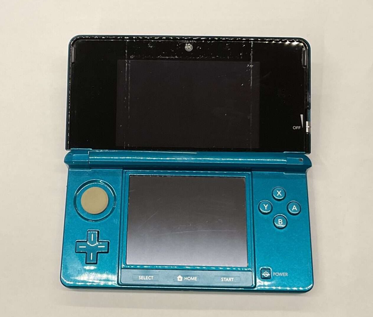 3DS Aqua Blue inkl oplader #1 - Billede 4