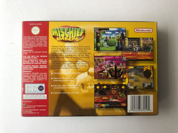 Mischief Makers (Nintendo 64: Spil i original emballage) #44 - Image 8