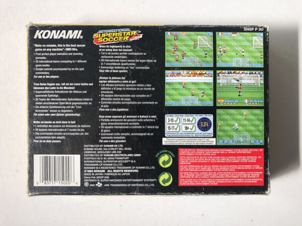 International Superstar Soccer (SNES: Spil i original emballage) #60 - Image 8