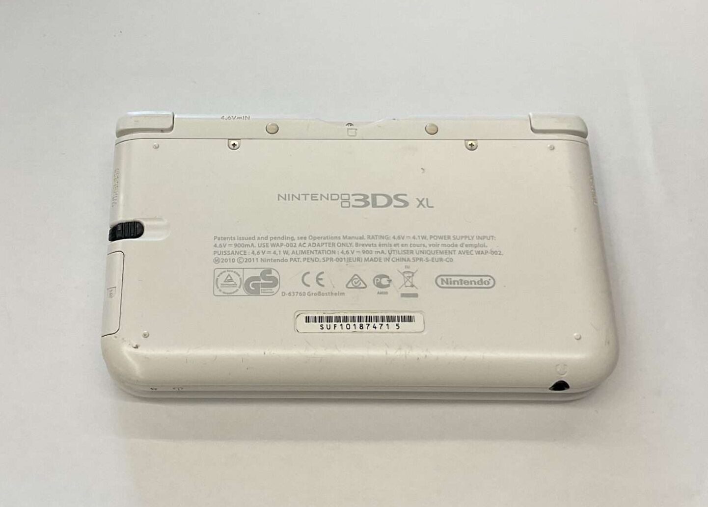 Nintendo 3DS XL inkl. oplader (White) #1 - Billede 3
