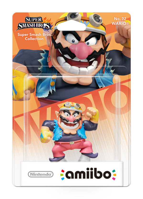 Smash: No. 32 - Wario (i original emballage)(Amiibo)