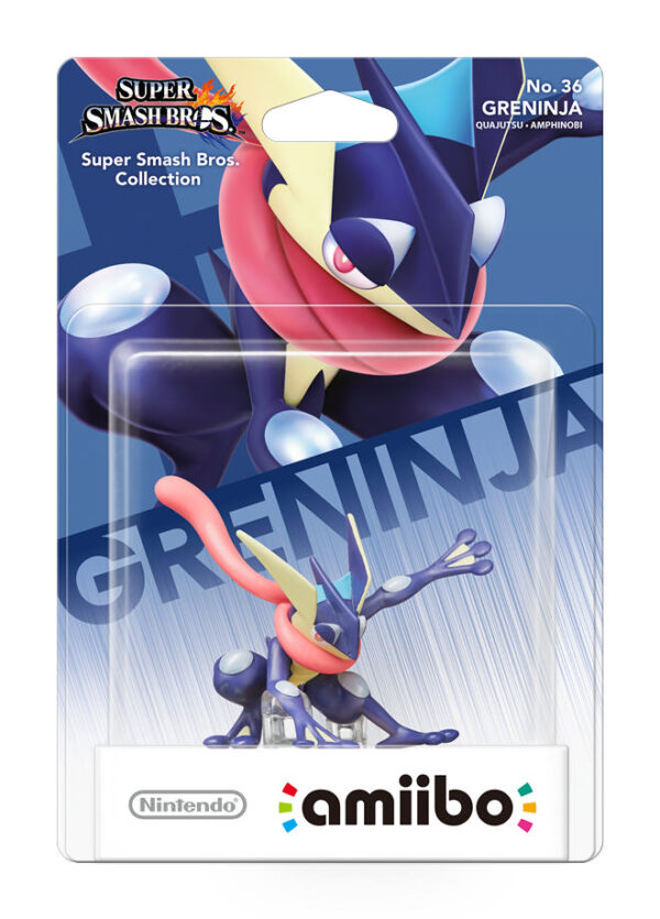 Smash: No. 36 - Greninja (i original emballage)(Amiibo)