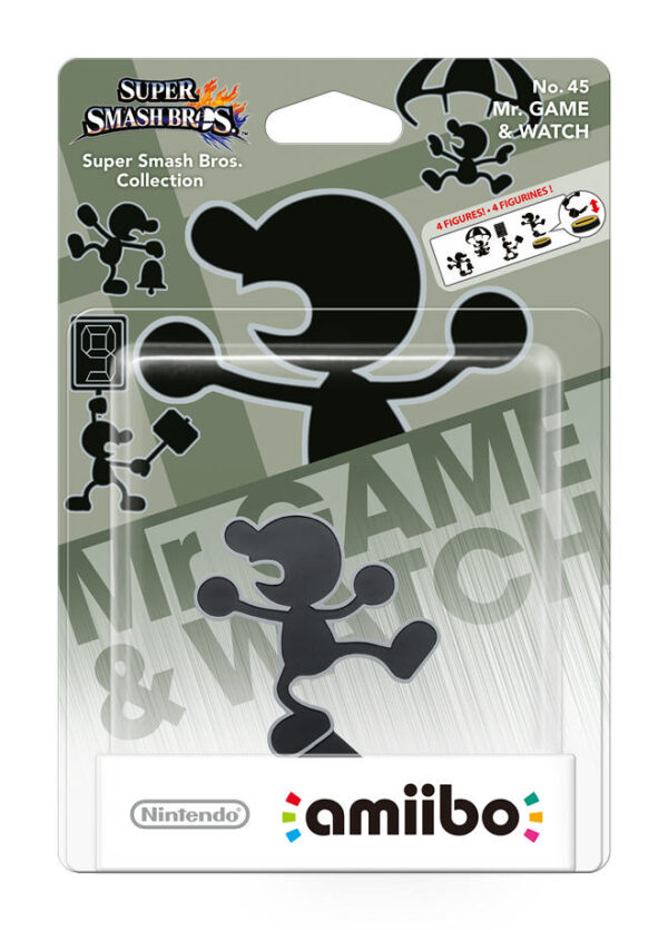 Smash: No. 45 - Mr. Game & Watch (i original emballage)(Amiibo)