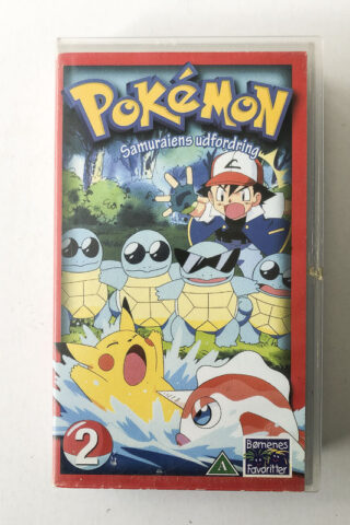 Pokemon nr. 2. Samuraiens Udfordring. VHS
