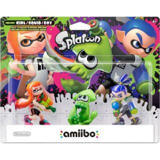 Splatoon: Splatoon Amiibo Triple Pack (Girl/Squid/Boy) (i original Emballage) (Amiibo)