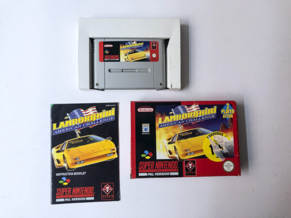 Lamborghini American Challenge (SNES: Spil i original emballage) #73