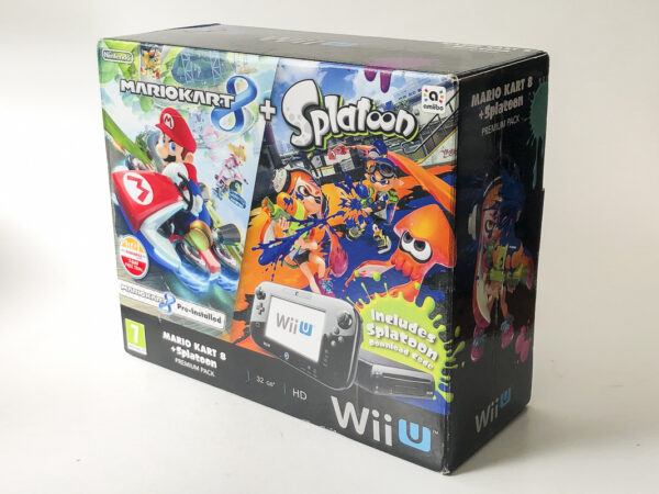 Wii U med Mario Kart 8 & Splatoon, Premium Pack(ikke fabriksny)