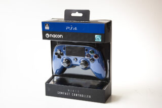 Playstation 4-controller fra Nacon. Ikke trådløs(3 m). Blå(PS4 Ny)