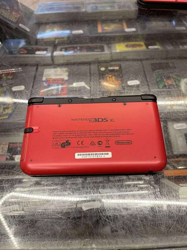 3DS XL: Metallic Red inkl. oplader #2 - Billede 3
