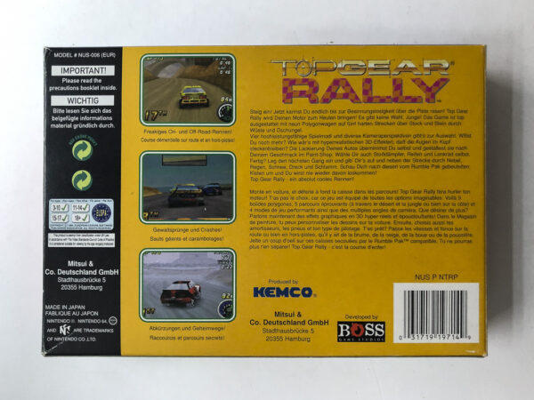 Top Gear Rally(N64)(TOM/EMPTY) - Image 8
