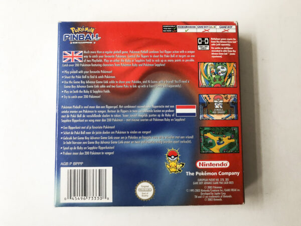 Pokémon Pinball Ruby & Sapphire (GB Advance: Spil i original emballage) #89 - Billede 8