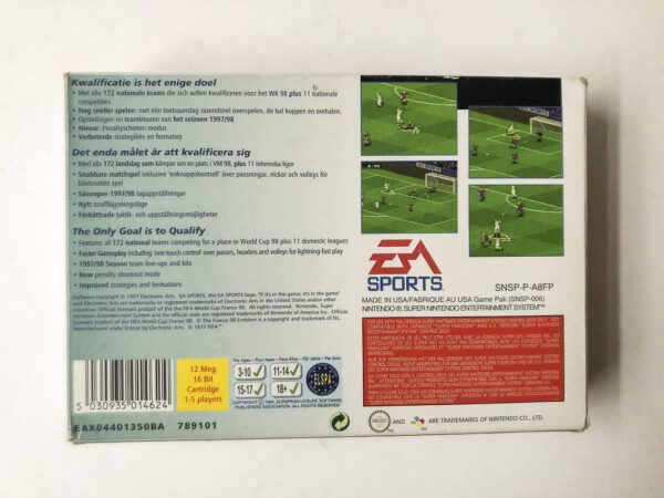 Fifa Road to World Cup 98 (SNES: Spil i original emballage) #104 - Image 9