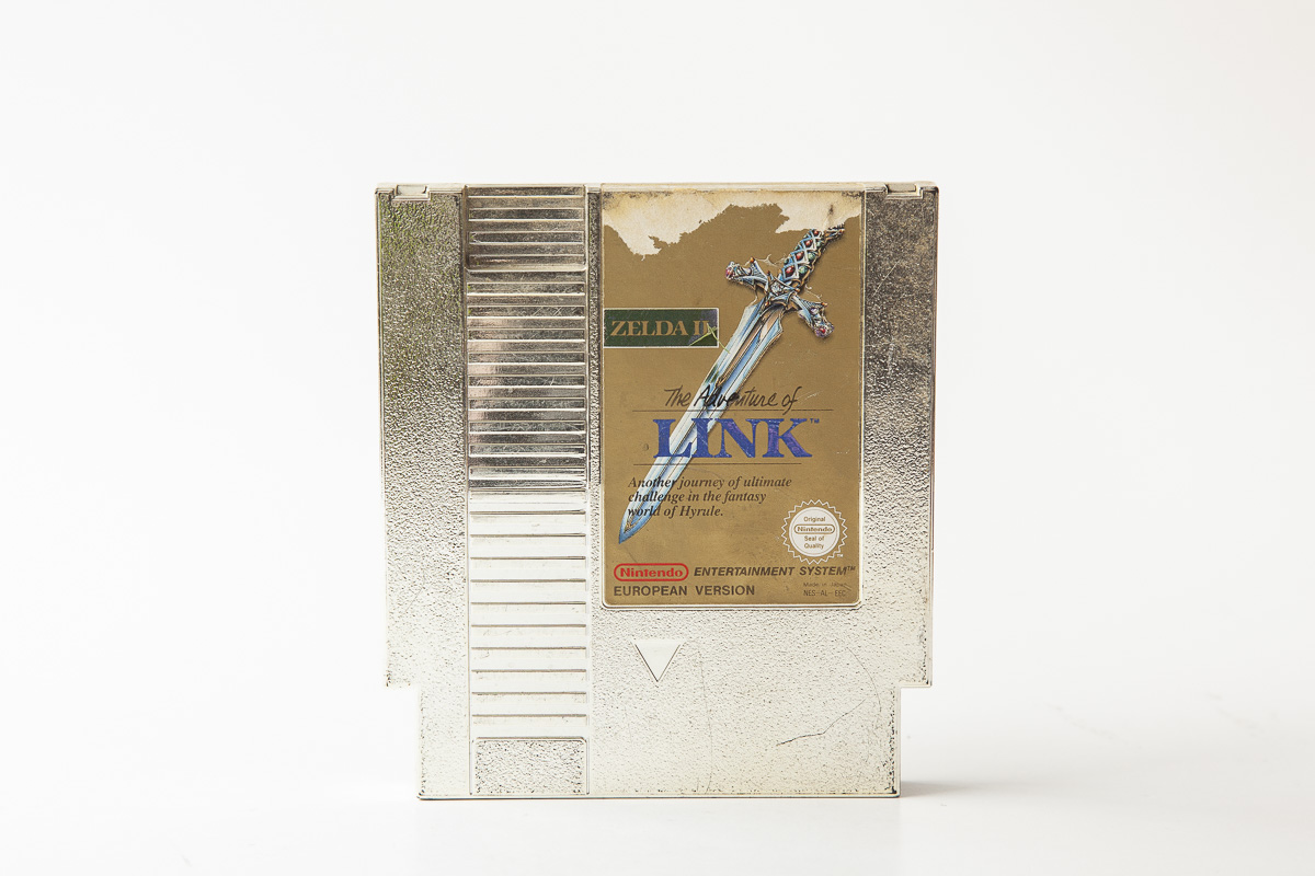 Zelda II: The Adventure of Link(grim label)(NES: Løse spil)