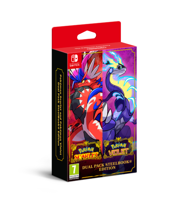 Pokémon Scarlet and Pokémon Violet Dual Pack Steelbook Edition (Switch Ny)