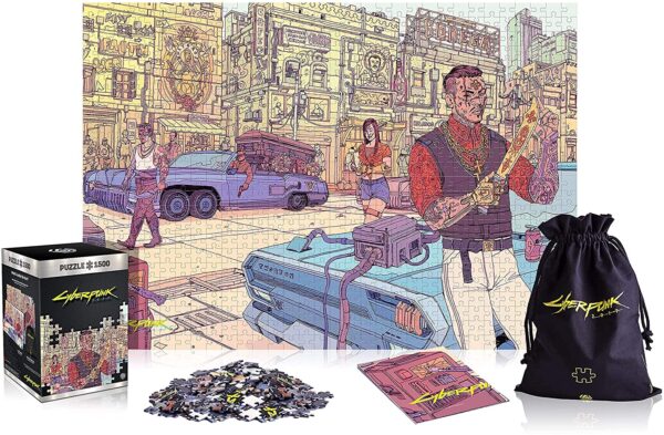 Cyberpunk 2077-puslespil 1500 brikker  puzzle(Andet)