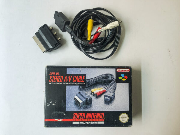 Stereo A/V Cable (SNES: Spil i original emballage) #118