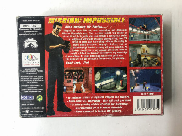 Mission Impossible (N64: Spil i original emballage) #93 - Image 8