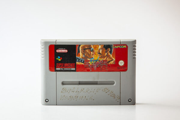 Final Fight(mærker på cartridge)(SNES: Løse spil)