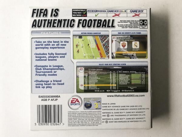 Fifa Football(GB Advance: Spil i original emballage) #106 - Image 7