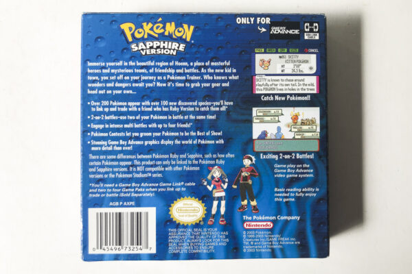 Pokémon Sapphire(US)(GB Advance: Spil i original emballage) #107 - Image 7