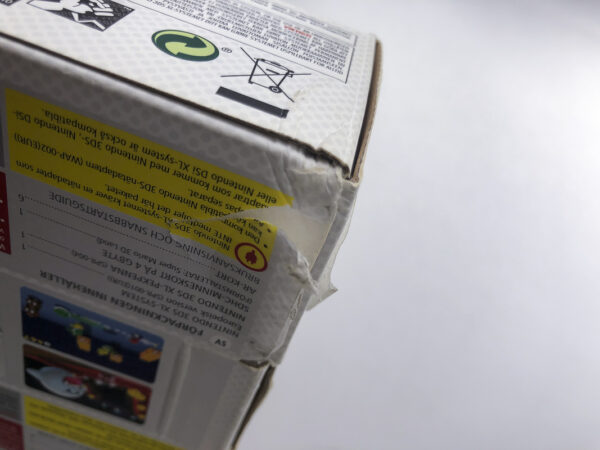 3DS XL White med pre installed Super Mario 3D Land i original emballage(ikke ny) - Billede 10