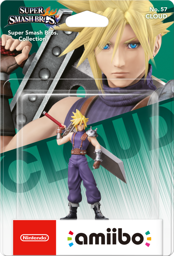 Smash: No. 57 - Cloud (i original emballage)(Amiibo)