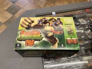 Donkey Kong Jungle Beat Pak i original emballage(Gamecube: Spil)