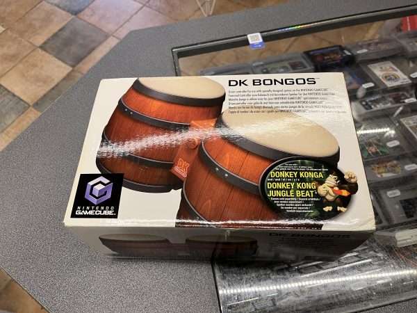 Donkey Kong Jungle Beat Pak i original emballage(Gamecube: Spil) - Billede 6