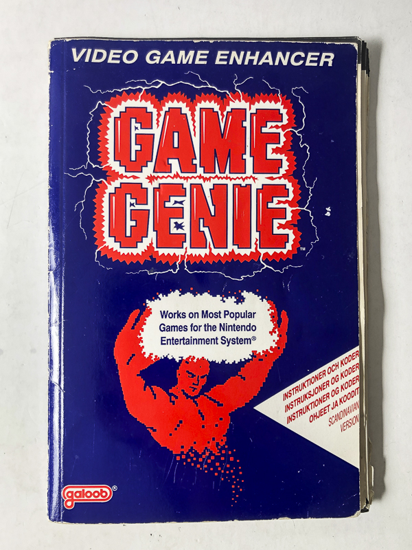 Game Genie-kodebog(Skandinavisk udgave) - Har løse sider