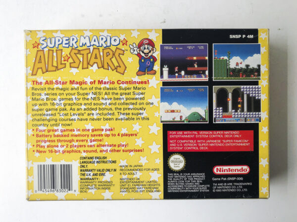 Super Mario All-Stars(SNES i original emballage) #122 - Image 8