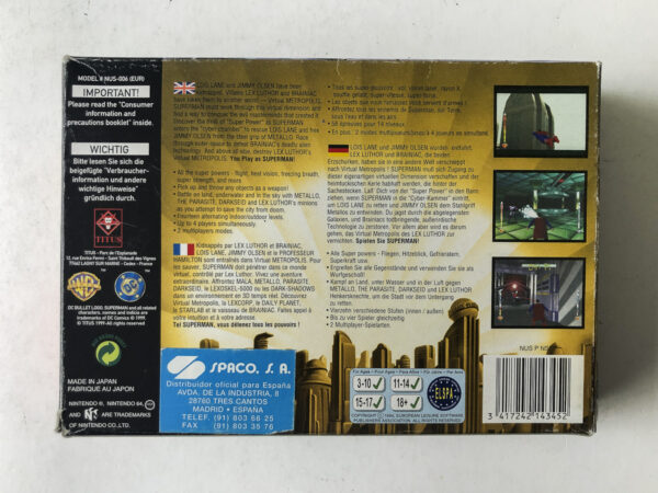 Superman 64(N64 i original emballage) #122 - Image 10