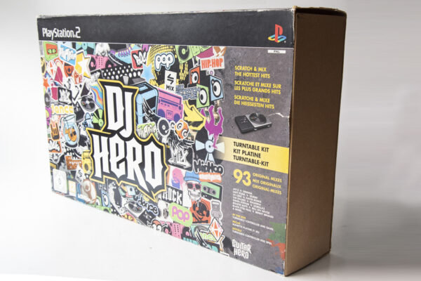 DJ Hero(spil og turntable)i original emballage(ikke ny og uåbnet)