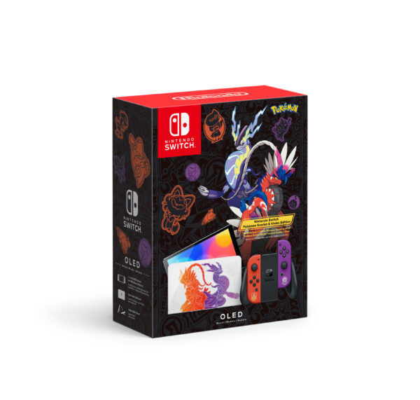 Switch OLED - Pokémon Scarlet & Violet - spil medfølger ikke