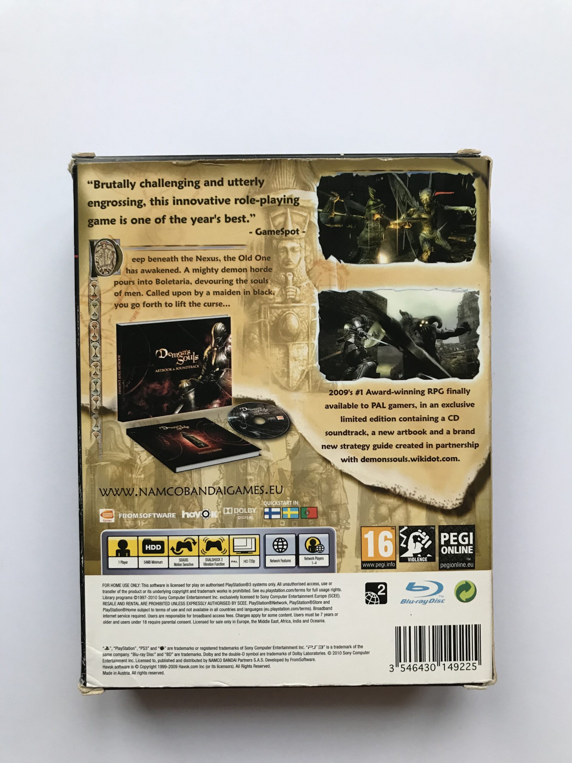 Demon's Souls: Black Phantom Edition(PS3) - Billede 3