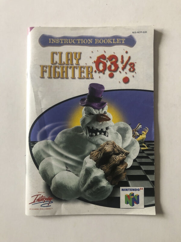 Clay Fighter 63 1/3 (N64 Manual) #36