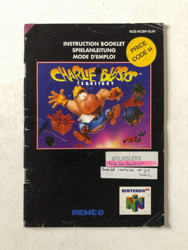 Charlie Blasts (N64 Manual) #75