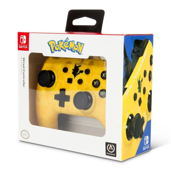 PowerA wired controller - Yellow Pikachu Silhouet(Switch)