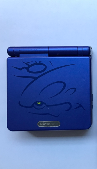 Gameboy Advance SP 001 Pokémon Kyogre inkl. oplader #1