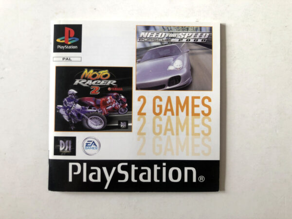2 Games: Moto Racer 2 Need / for Speed Porche 2000 (PS1-manual) #51