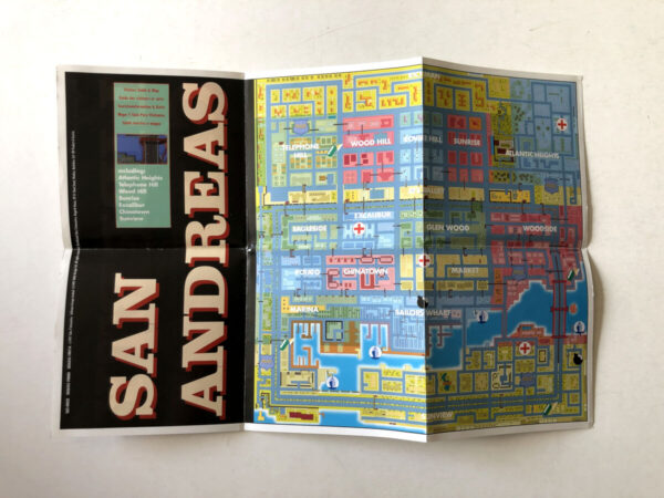 Liberty City og San Andreas (2 sidet plakat) (PS1-manual) #115 - Image 3