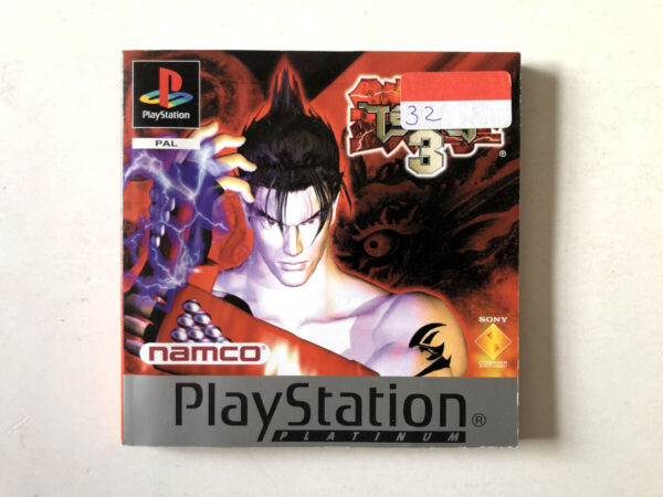 Tekken 3 Platinum (Sticker på front) (PS1-manual) #123