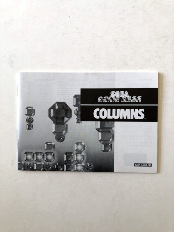 Columns (Sega Game Gear-manual) #42