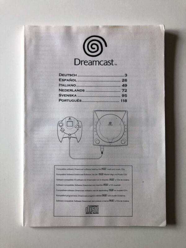 Dreamcast Manualer der er med til konsollen. PAL. Konsol medfølger ikke. (Dreamcast-manual) #2 - Image 3